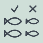 Illustration icon that describes mass selection.