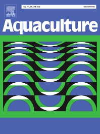 Front page of Aquaculture research journal.