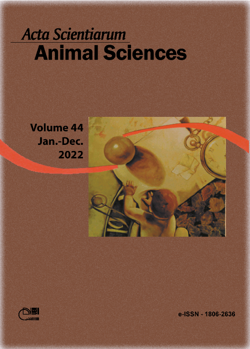 Cover of the scinetific magazine, Acta Scientiarum. Animal Sciences.